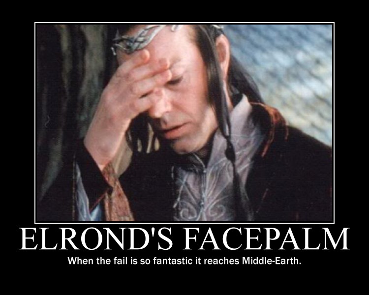 elrond's facepalm
